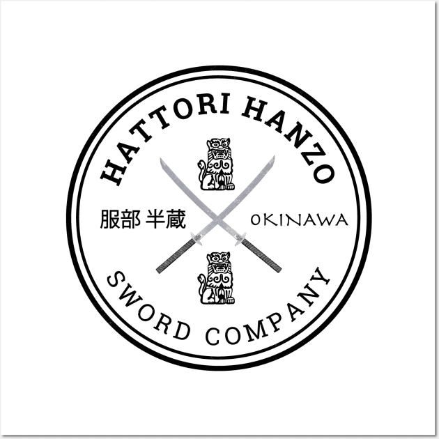 Hattori Hanzo Sword Company Wall Art by BodinStreet